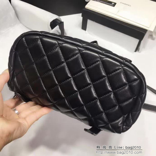 香奈兒CHANEL 中號91121Backpack全羊皮製作雙肩背包 DSC1310